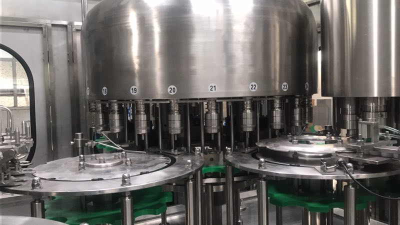 24-24-8 Fast Monoblock Bottle Filling Machine 2 24psc filling valve