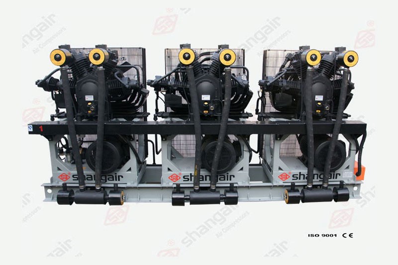 Automatic 5 Gallon PET Bottle Blow Molding Machine 2 3.6M3 HIGH PRESSURE AIR COMPRESSOR