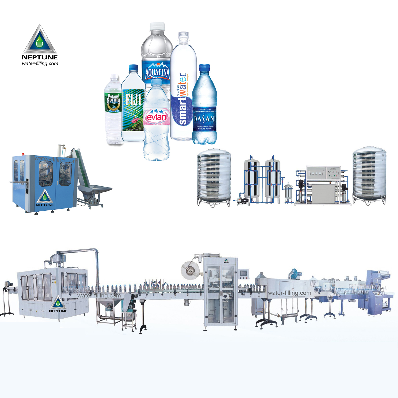 Water Bottling Plant 1 4000BPH AUTOMATIC SMALL BOTTLE WATER BOTTLING PLANT - pure mineral water