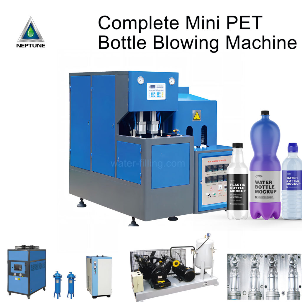 Unleash Affordability PET Bottle Blowing Machine (mold-chiller type) 1 800 MINI PET Bottle blowing molding machine water bottle
