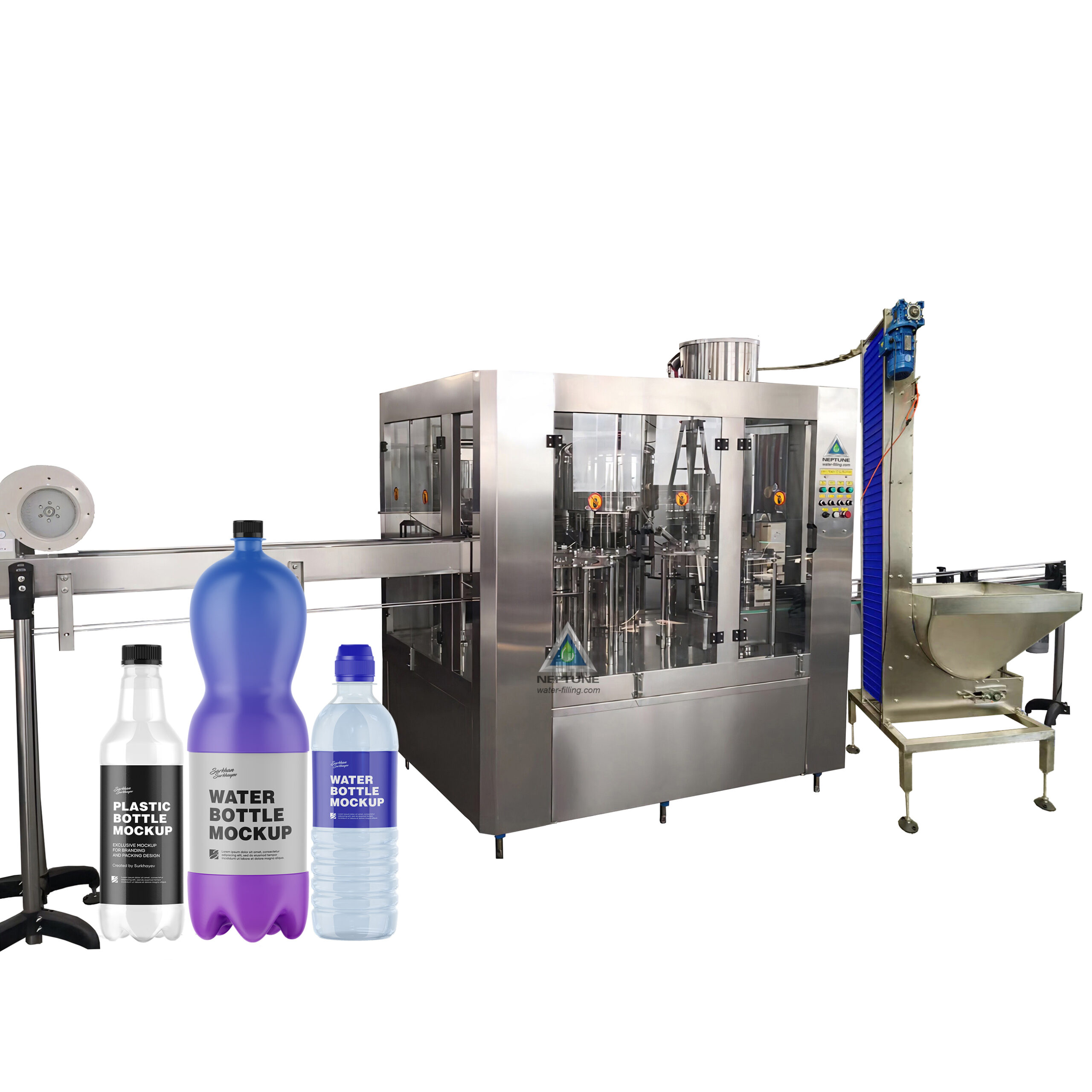 2000BPH Automatic water bottling plant 14 bottle water filling machine