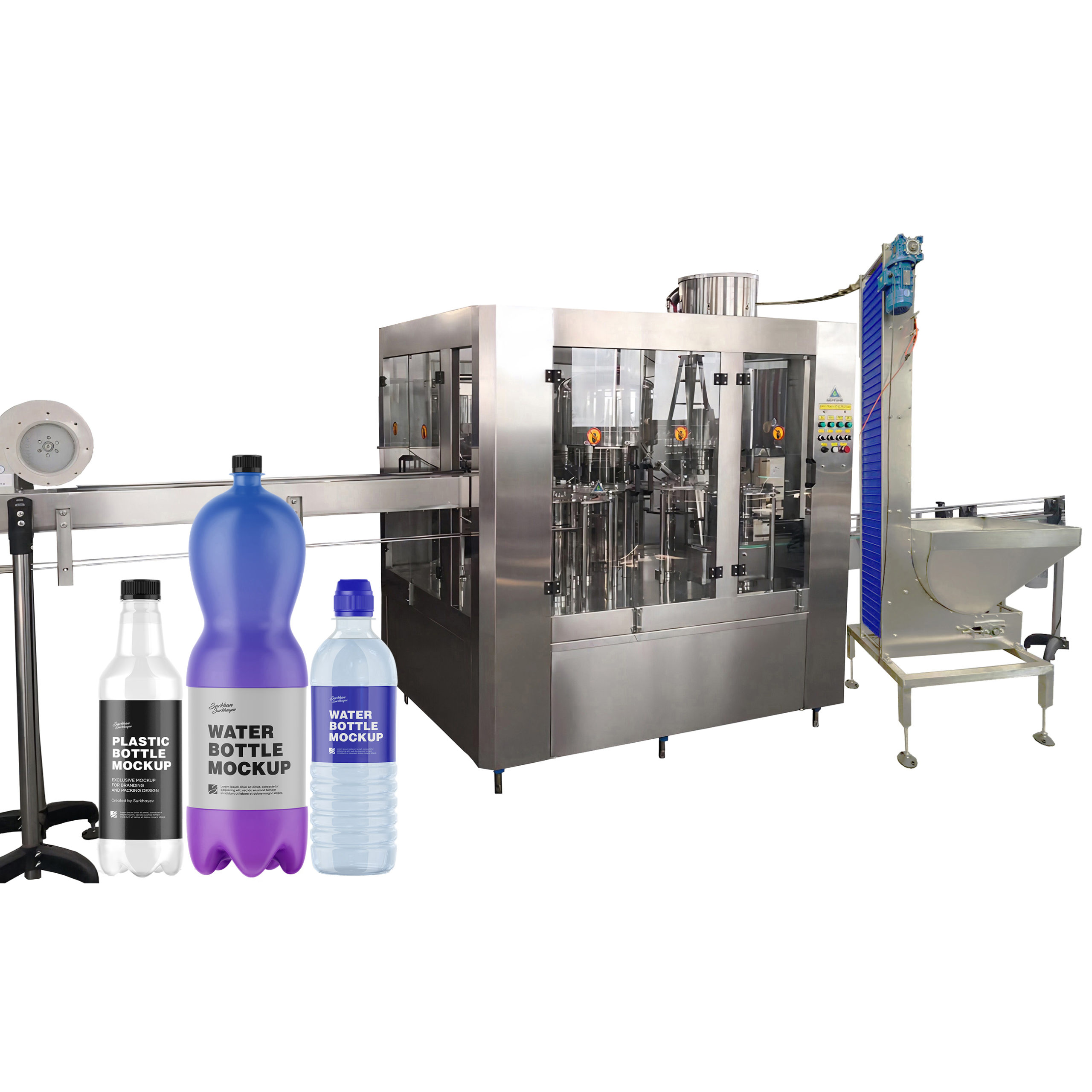 883 water bottling machine with auto cap loading machine 1