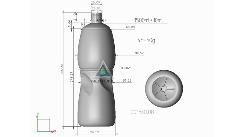 13 PSC Best Water Bottle Design 11 1500 ml water bottle design