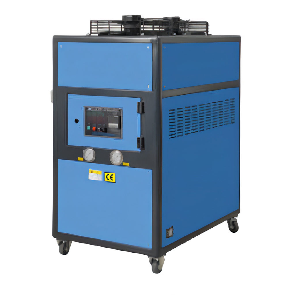 Unleash Affordability PET Bottle Blowing Machine (mold-chiller type) 6 Air chiller for mold cooling