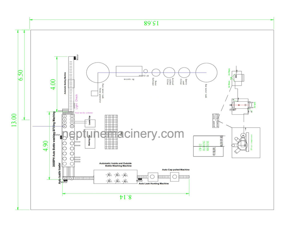 5 Gallon Water Bottling Machine Plant 3 automatic 5gallon bottle water production factory layout