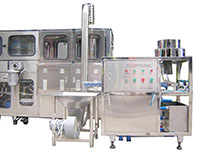 5 Gallon Water Bottling Machine Plant 6 automatic 5gallon cap washing and loading machine