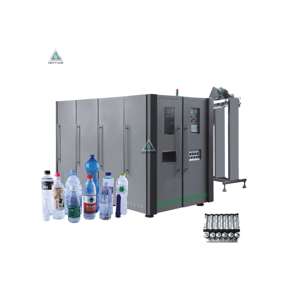 Automatic pet bottle blow moulding machine
