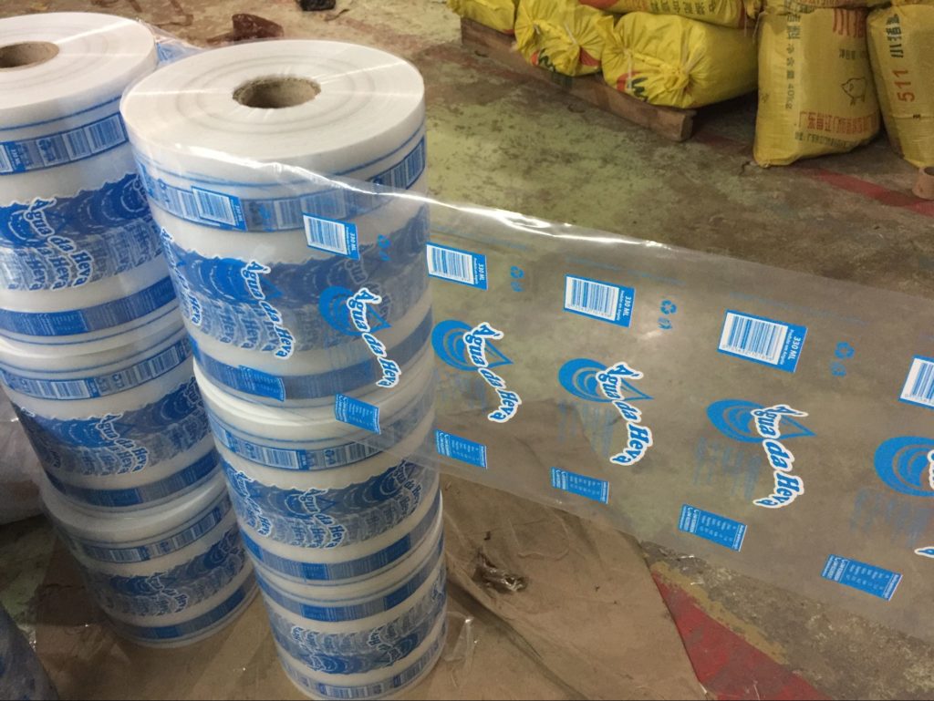 Sachet Water Machine For Filling Factory Directly Selling 7 bag film of water bagging machine