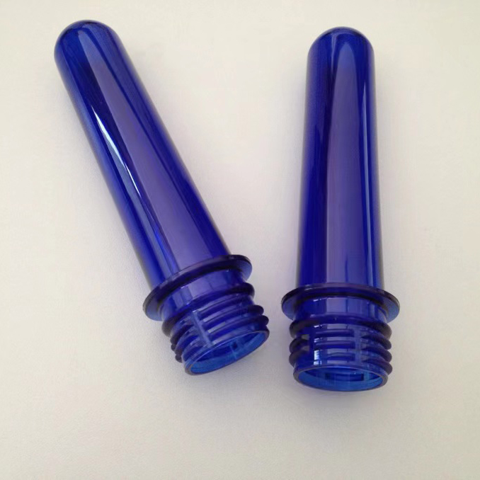 PET Bottle-Preform Making Machine 10 Blue water bottle preform tube