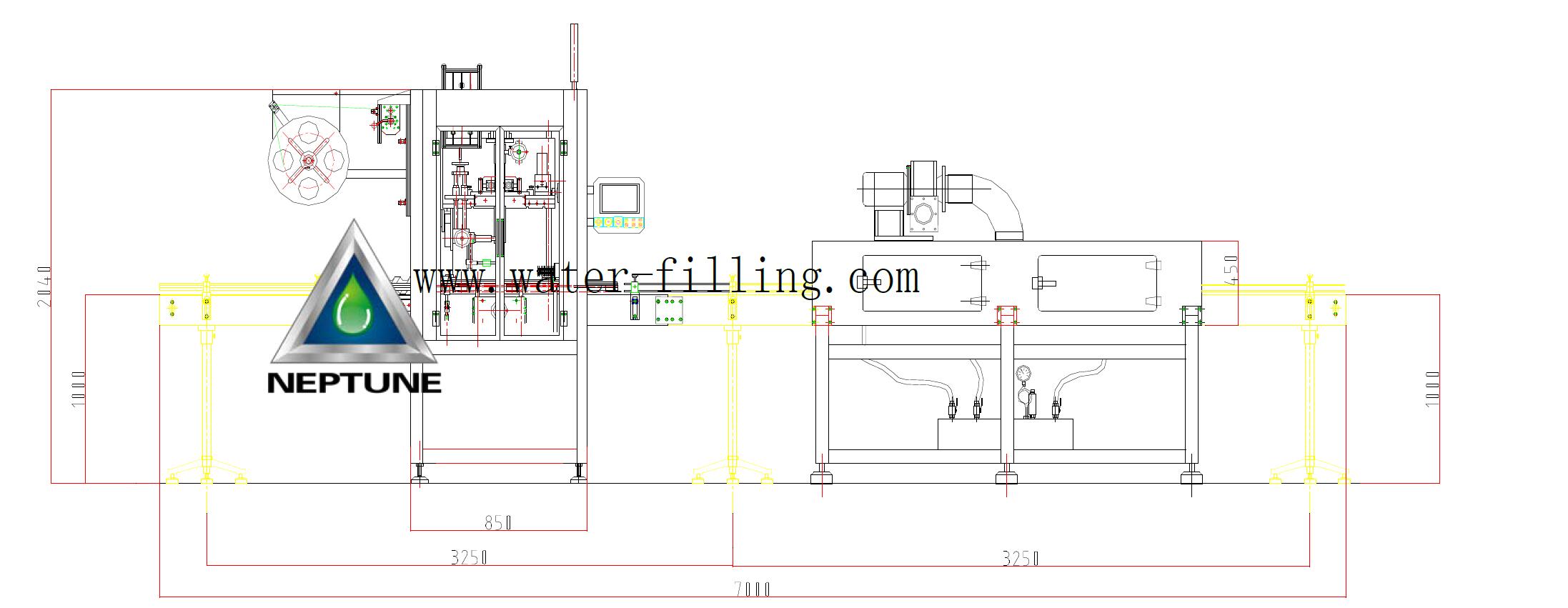 Bottle Sleeve Labeling Machine 3 layout of sleeve shrink llabeling machine for small bottled