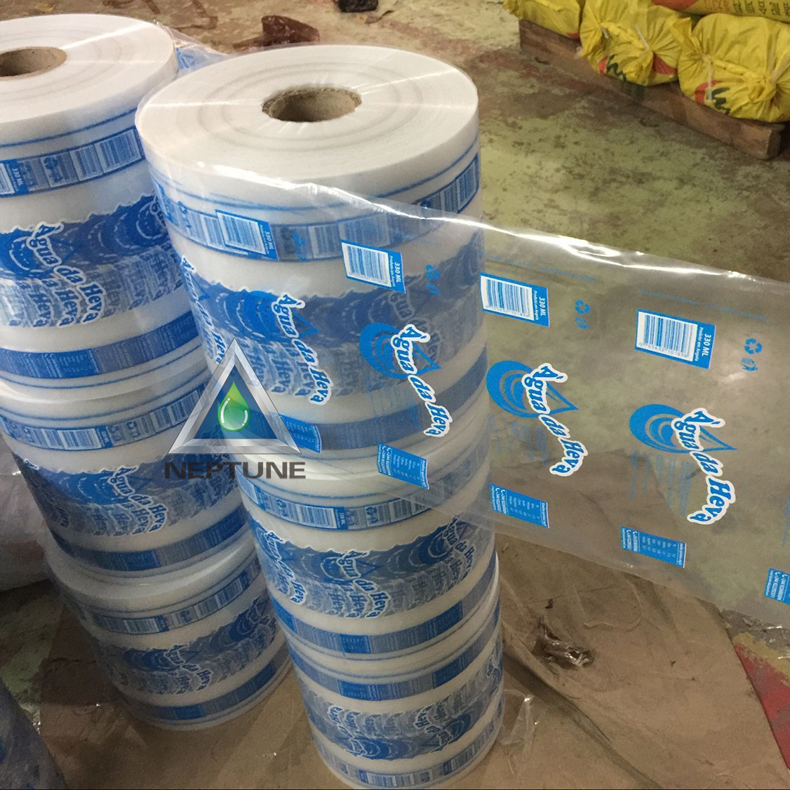 500ml Sachet Water Making Machine 9 pe film for sachet water used