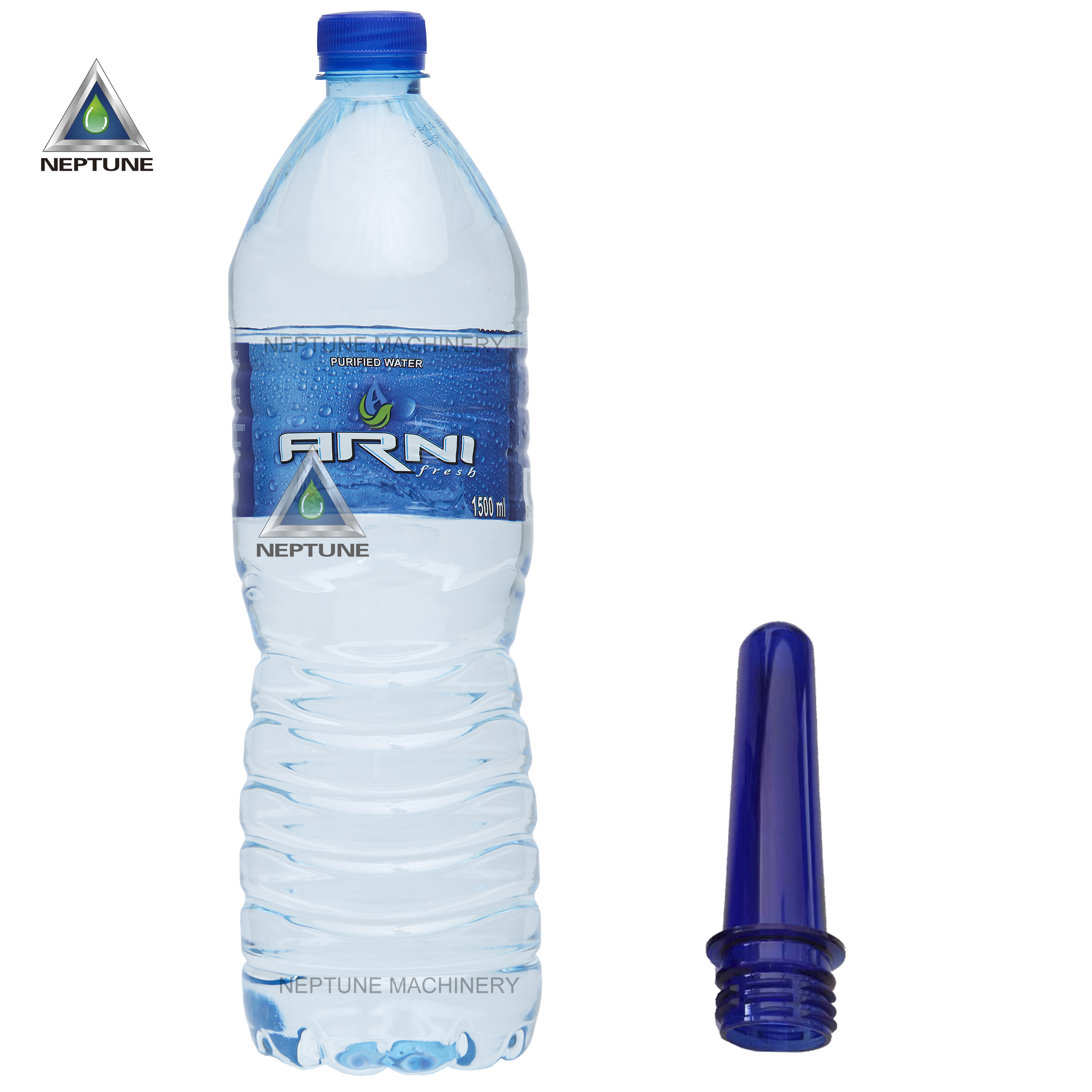 4 Cavity PET Bottle Blowing Machine 2000BPH 11 Pet preform for water bottle 1