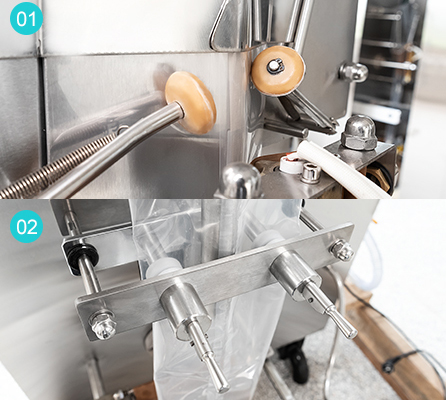 250ml Sachet water packaging Machine 4 sachet pull to smooth film 1