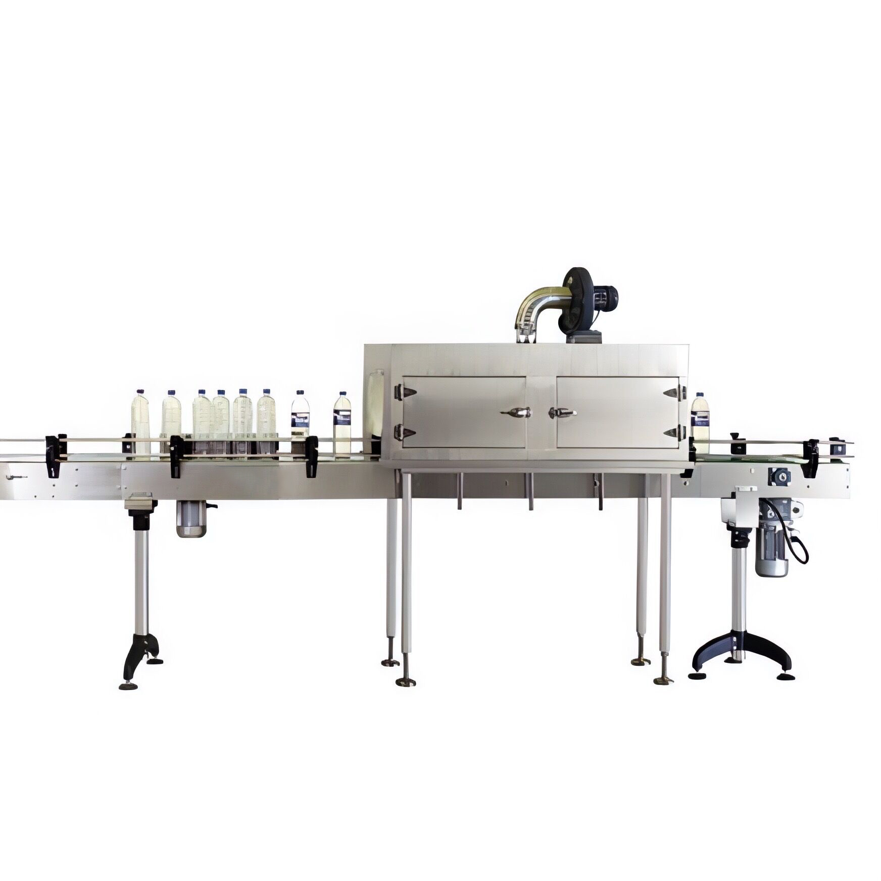 2000Bottles/H bottle Water Manufacturing Plant 7 semiautomatic sleeve labeling machine